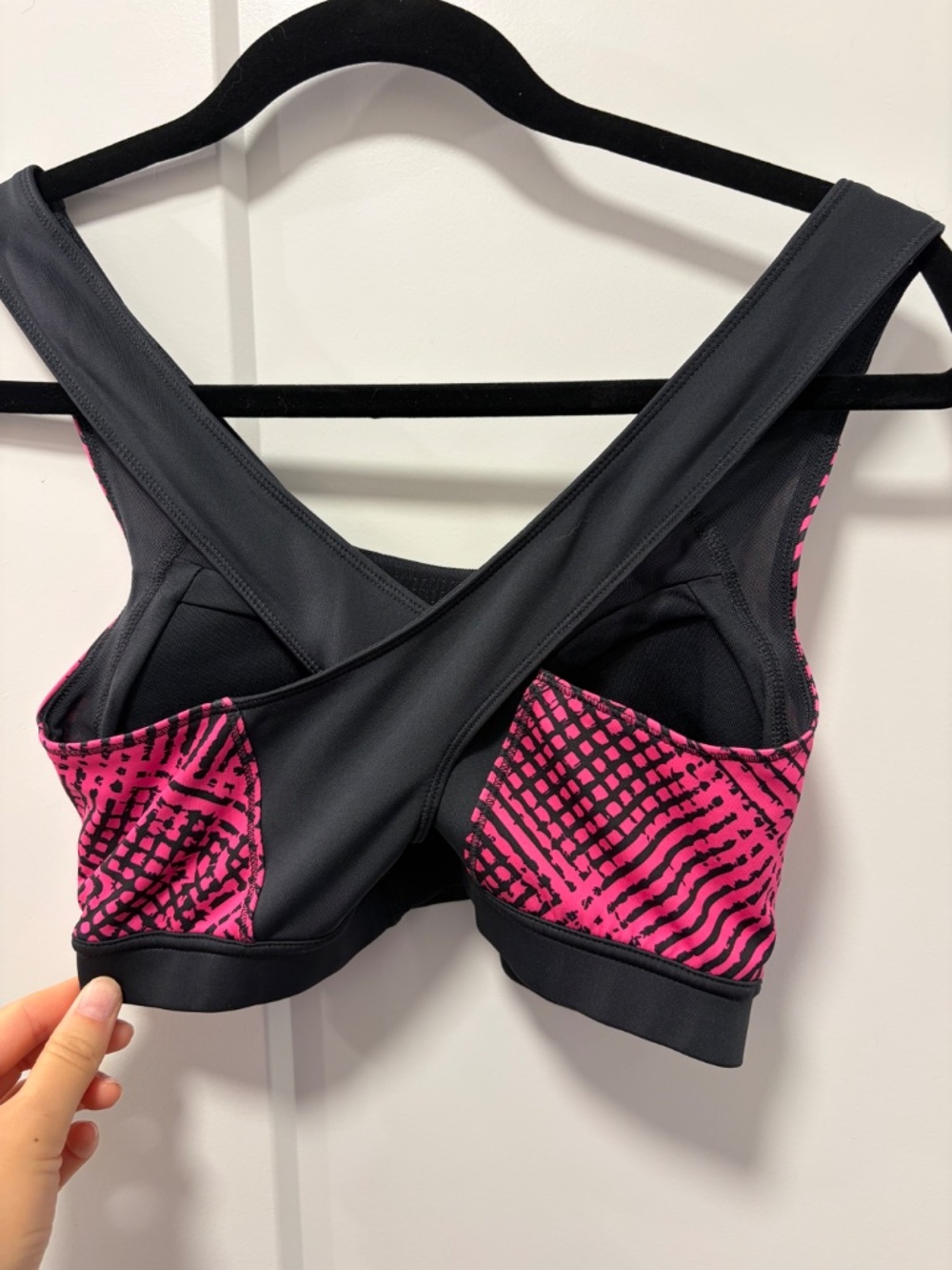 Adidas Neon and Gray Sports Bra - Picture 2 of 3